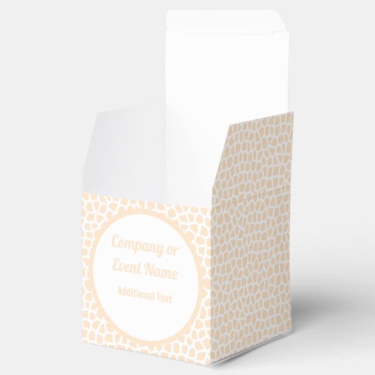 Terrazzo - Orange Peach Classic Gevor Box Geschenkschachtel (Geöffnet)