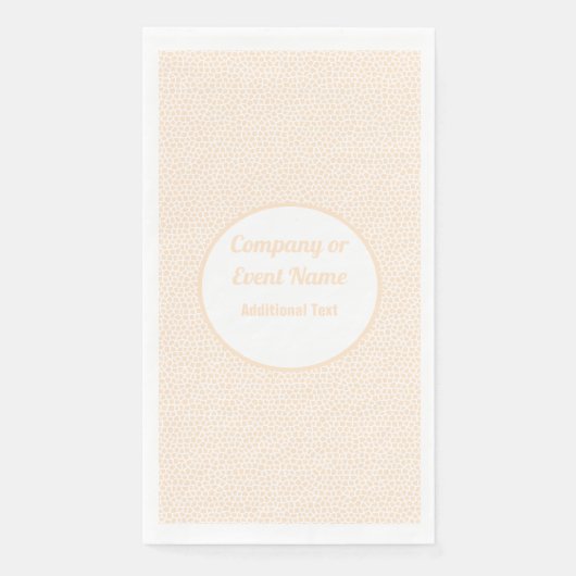 Terrazzo - Orange Peach - Napkins Serviette (Vorderseite)