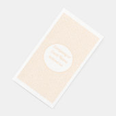 Terrazzo - Orange Peach - Napkins Serviette (Ecke)