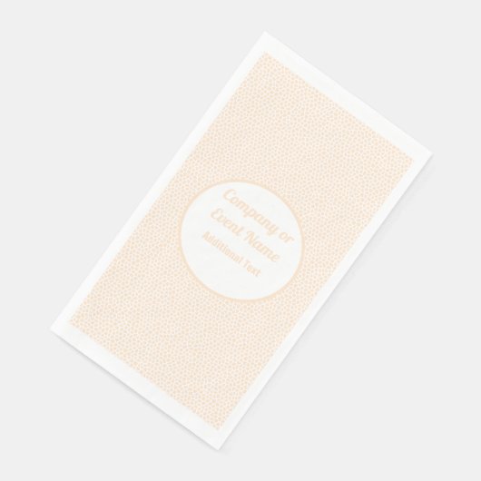 Terrazzo - Orange Peach - Napkins Serviette (Ecke)