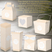 Terrazzo - Orange Peach Popcorn Gevor Box Geschenkschachtel