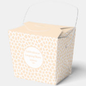 Terrazzo - Orange Peach Take Out Box Geschenkschachtel (Vorderseite)