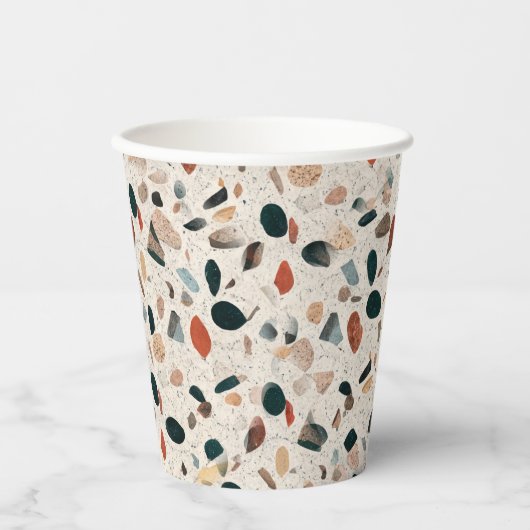Terrazzo Pappbecher (Vorderseite)