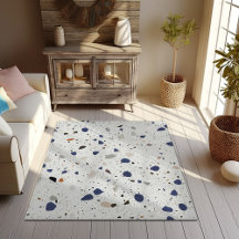 Terrazzo Pastel Dreams: Orange, Green, Grau, Creme