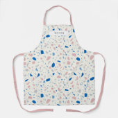 Terrazzo Pattern Neutral Natural Elegant Schürze (Vorderseite)