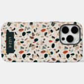 Terrazzo Personalisiert Case-Mate iPhone Hülle (Rückseite (Horizontal))