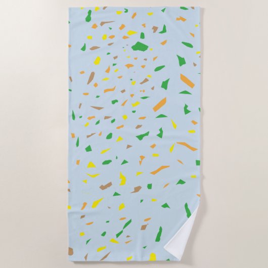 Terrazzo Pieces Strandtuch (Vorderseite)