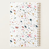 Terrazzo Pink Apple Teacher Planer (Rückseite)