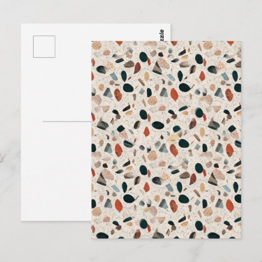 Terrazzo Postkarte (Vorne/Hinten)