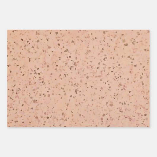 Terrazzo Retro Geschenkpapier Set (Vorderseite 2)