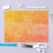 Terrazzo Retro Lebendes Korallengelbes Texturmuste Seidenpapier (Handwerk)