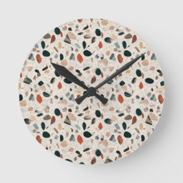 Terrazzo Runde Wanduhr