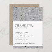 TERRAZZO-SPEZIELTES PATTERUNTERNEHMENSLOGO DANKESKARTE (Vorne/Hinten)