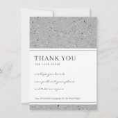 TERRAZZO-SPEZIELTES PATTERUNTERNEHMENSLOGO DANKESKARTE (Vorderseite)