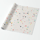 Terrazzo-Sprenkelschema nahtlos Geschenkpapier (Ungerollt)