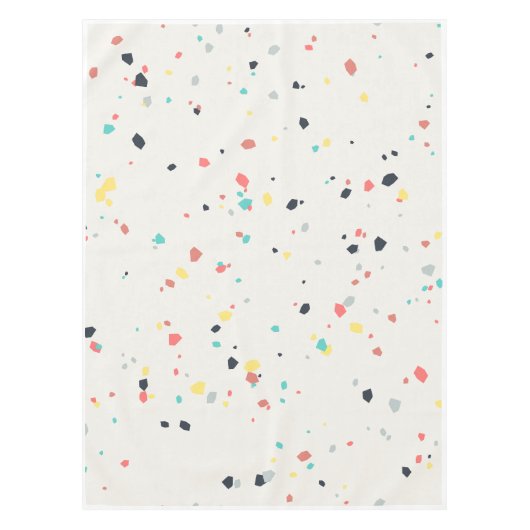 Terrazzo-Sprenkelschema nahtlos Tischdecke (Vorderseite)