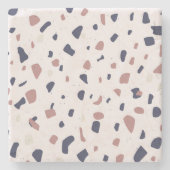 Terrazzo Steinuntersetzer (Vorderseite)