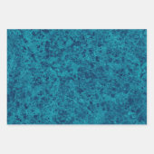 Terrazzo Struktur aus blauem Marmor Geschenkpapier Set (Vorderseite 2)