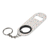 Terrazzo Style Stainless Steel Bottle Opener Mini Flaschenöffner (Vorderseite Schrägansicht)