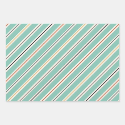 Terrazzo Tile Confetti Modern Style Earth Tones Geschenkpapier Set (Vorderseite 2)