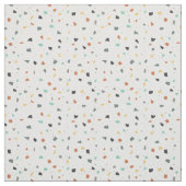 Terrazzo Tile Confetti Modern Style Earth Tones Stoff (Muster)