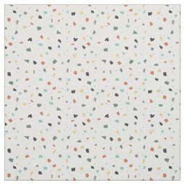 Terrazzo Tile Confetti Modern Style Earth Tones Stoff