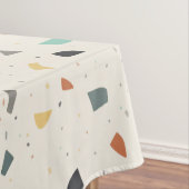 Terrazzo Tile Confetti Modern Style Earth Tones Tischdecke (Beispiel)