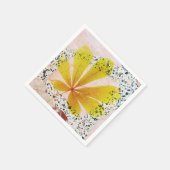 Terrazzo und botanisch serviette (Ecke)