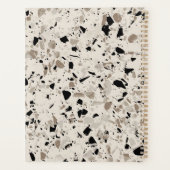 Terrazzo und Silber Jahr Planer (Rückseite)