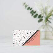 Terrazzo Visitenkarte (Stehend Vorderseite)