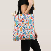 Terrazzo Wasserfarbe: farbenfrohe, nahtlose Muster Tasche (Von Nahem)