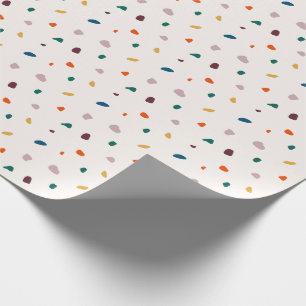 Terrazzo Wrapping Paper - Retro Terrazzo Muster Geschenkpapier
