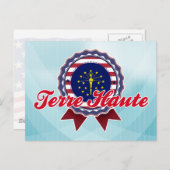 Terre Haute, IN Postkarte (Vorne/Hinten)