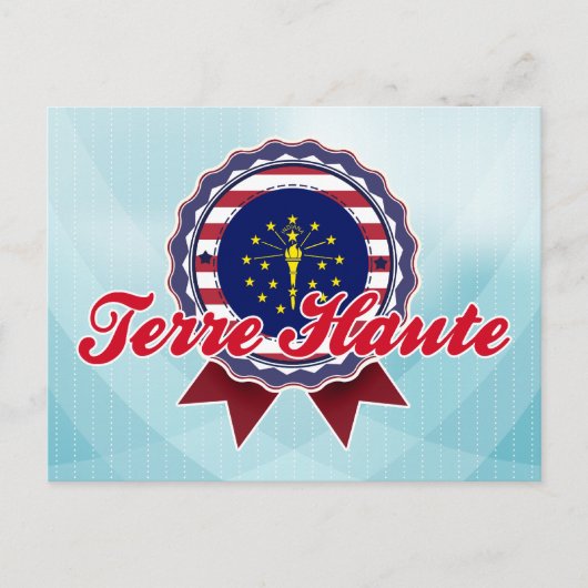 Terre Haute, IN Postkarte (Vorderseite)