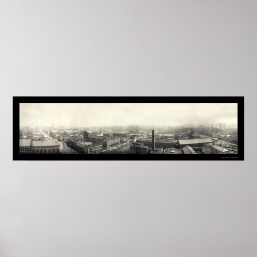 Terre Haute Indiana Foto 1913 Poster (Vorne)