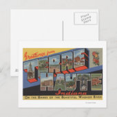 Terre Haute, Indiana - Große Buchstabenszenen Postkarte (Vorne/Hinten)