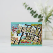 Terre Haute Indiana Grußkarte Postkarte (Stehend Vorderseite)