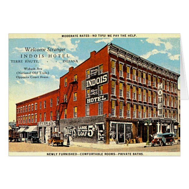 Terre Haute, Indiana Indois Hotel (Vorderseite (Horizontal))