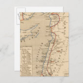 Terre Sainte depuis la deuxieme croisade Postkarte (Vorne/Hinten)