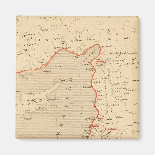 Terre Sainte en 1839 Magnet (Vorne)