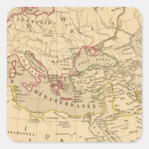 Terre Zusatztrois fils de Noe Quadratischer Aufkleber