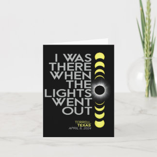 Terrell Texas Total Solar Eclipse 2024 Karte