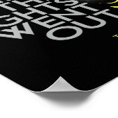 Terrell Texas Total Solar Eclipse 2024 Poster (Ecke)