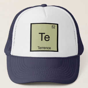 Terrence Name Chemie Element Periodensystem Truckerkappe