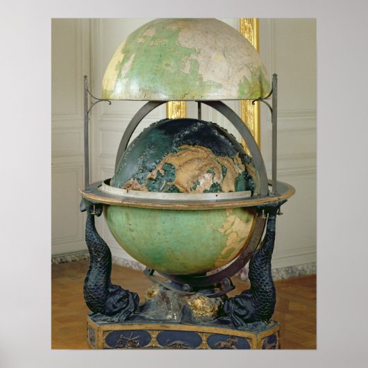 Terrestrial and celestial globe poster (Vorne)