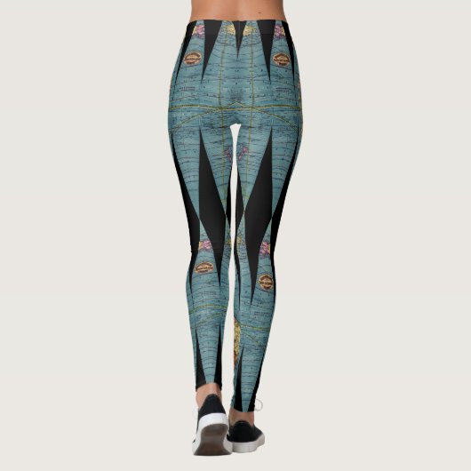 Terrestrial Globe Leggings - Cool (Rückseite)