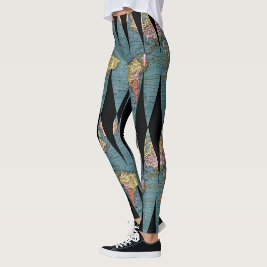 Terrestrial Globe Leggings - Cool (Links)