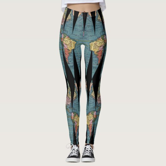Terrestrial Globe Leggings - Cool (Vorderseite)