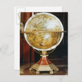 Terrestriale globe, 1688 postkarte (Vorne/Hinten)