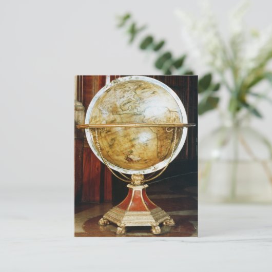 Terrestriale globe, 1688 postkarte (Stehend Vorderseite)